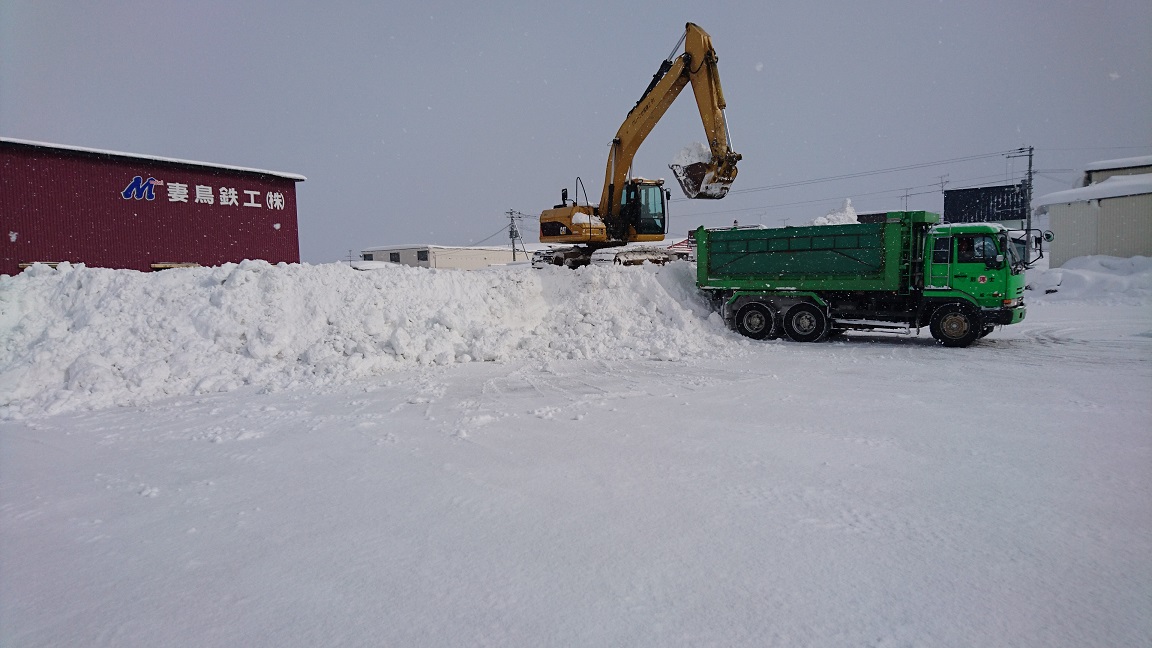 凄い量の雪です・・・